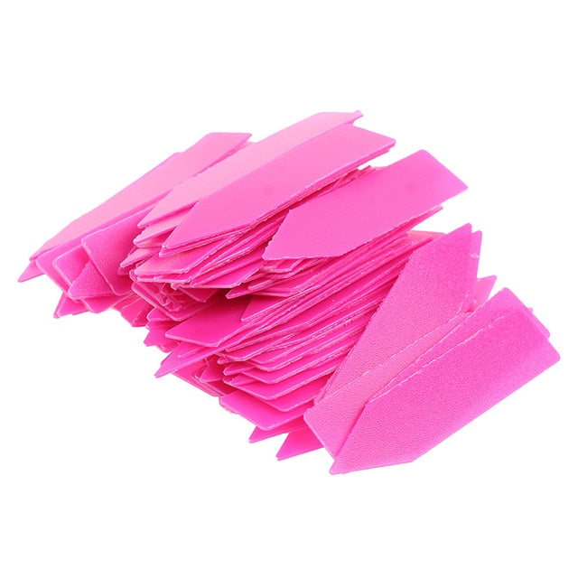 Squared Pointed Plastic Plant Tags Assorted Colors